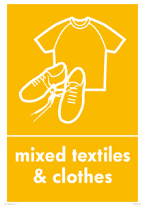 Recycling - Mixed Textiles & Clothes